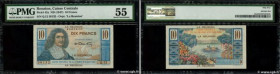 Country : REUNION ISLAND 
Face Value : 10 Francs Colbert 
Date : (1947) 
Period/Province/Bank : Caisse Centrale de la France d'Outre-Mer 
Catalogue re...