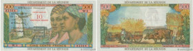 Country : REUNION ISLAND 
Face Value : 10 NF sur 500 Francs Pointe à Pitre 
Date : (1967) 
Period/Province/Bank : Institut d'Émission des Départements...