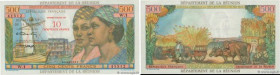 Country : REUNION ISLAND 
Face Value : 10 NF sur 500 Francs Pointe à Pitre 
Date : (1967) 
Period/Province/Bank : Institut d'Émission des Départements...