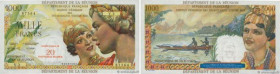 Country : REUNION ISLAND 
Face Value : 20 NF sur 1000 Francs Union Française 
Date : (1967) 
Period/Province/Bank : Institut d'Émission des Départemen...