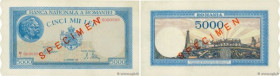 Country : ROMANIA 
Face Value : 5000 Lei Spécimen 
Date : 28 septembre 1943 
Period/Province/Bank : Banca Nationala a Romaniei 
Catalogue reference : ...