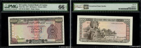 Country : CEYLON 
Face Value : 100 Rupees 
Date : 26 août 1977 
Period/Province/Bank : Central Bank of Ceylon 
Catalogue reference : P.82a 
Alphabet -...