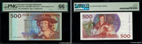 Country : SWEDEN 
Face Value : 500 Kronor 
Date : 1997 
Period/Province/Bank : Sveriges Riksbank 
Catalogue reference : P.59b 
Alphabet - signatures -...