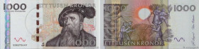 Country : SWEDEN 
Face Value : 1000 Kronor 
Date : 2005 
Period/Province/Bank : Sveriges Riksbank 
Catalogue reference : P.67 
Alphabet - signatures -...