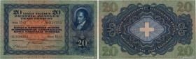 Country : SWITZERLAND 
Face Value : 20 Francs 
Date : 04 décembre 1942 
Period/Province/Bank : Banque Nationale Suisse 
Catalogue reference : P.39l 
A...