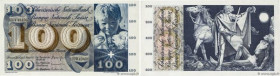 Country : SWITZERLAND 
Face Value : 100 Francs 
Date : 07 mars 1973 
Period/Province/Bank : Banque Nationale Suisse 
Catalogue reference : P.49o 
Alph...