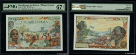 Country : CHAD 
Face Value : 5000 Francs 
Date : 01 janvier 1980 
Period/Province/Bank : B.E.A.C. 
Department : République du Tchad 
Catalogue referen...