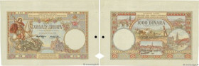 Country : YUGOSLAVIA 
Face Value : 1000 Dinara Épreuve 
Date : (1920) 
Period/Province/Bank : Banque Nationale du Royaume des Serbes, Croates et Slovè...
