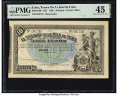 Cuba El Tesoro De La Isla De Cuba 10 Pesos 12.8.1891 Pick 40r Remainder PMG Choice Extremely Fine 45. 

HID09801242017

© 2022 Heritage Auctions | All...
