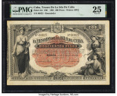 Cuba El Tesoro De La Isla De Cuba 200 Pesos 12.8.1891 Pick 44r Remainder PMG Very Fine 25. 

HID09801242017

© 2022 Heritage Auctions | All Rights Res...