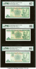 Cuba Banco Central de Cuba Group Lot of 9 Examples PMG Superb Gem Unc 68 EPQ; Superb Gem Unc 67 EPQ (4); Gem Uncirculated 66 EPQ (4). 

HID09801242017...