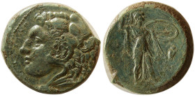 SICILY, Syracuse. Time of Pyrrhos, 278-276 BC. Æ Litr