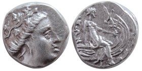 EUBOIA, Histiaia. 3rd-2nd centuries BC. AR Tetrobol