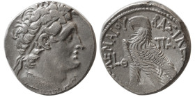 PTOLEMAIC KINGS. Ptolemy X or IX, 80-51 BC. AR Tetradrachm