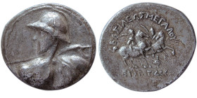 BAKTRIAN KINGS, Eukratides I. Circa 171-145 BC. AR Tetradrachm.