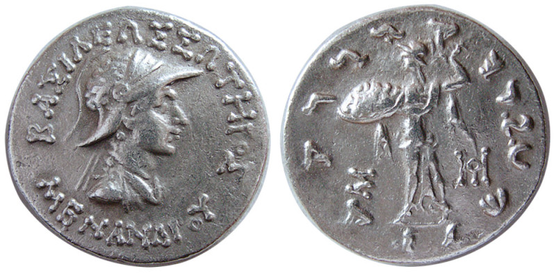 BAKTRIAN KINGS, Menander I Soter, Ca. 165/55-130 BC. AR Tetradrachm (9.32 gm; ; ...