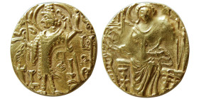 INDIA, Later Kushans. Kidarite Succession. After 400 AD. Gold Stater.