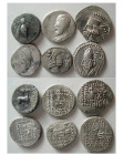 Group Lot of 6 Ancient silver drachms.