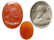 SASANIAN EMPIRE, 2nd-3rd. Century AD. Large Agate Seal