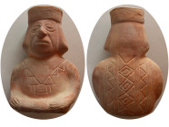 SOUTH AMERICA. Ca 6th-8th. Century AD. Terracotta Male Figurine