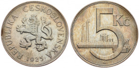 Czechoslovakia, 5 Koruna 1925