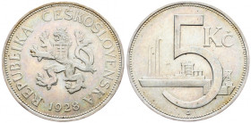 Czechoslovakia, 5 Koruna 1928
