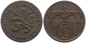 Czechoslovakia, 10 Haler 1930