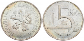 Czechoslovakia, 5 Koruna 1931