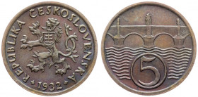 Czechoslovakia, 5 Haler 1932