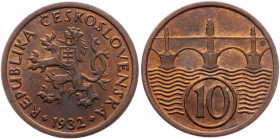 Czechoslovakia, 10 Haler 1932