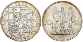 Czechoslovakia, 20 Koruna 1933