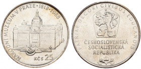 Czechoslovakia, 25 koruna 1968