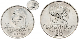Czechoslovakia, 20 Koruna 1972