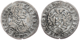 Leopold I., 3 Kreuzer 1704, Prag