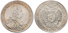 Charles VI., Thaler 1714, Hall