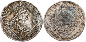 Charles VI., 1/4 Thaler 1729, Nagybanya