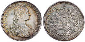 Maria Tsia, 1/4 Thaler 1742, Hall