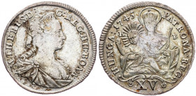 Maria Tsia, 15 Kreuzer 1745, Kremnitz