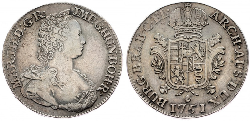 Maria Tsia, Ducaton 1751, Antwerp Maria Tsia, Ducaton 1751, Antwerp, 33,055 g, A...