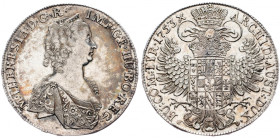 Maria Tsia, Thaler 1753, Hall