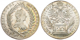 Maria Tsia, 20 Kreuzer 1758, Graz