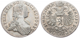 Maria Tsia, 17 Kreuzer 1762, Prag