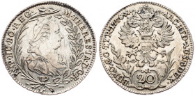 Maria Tsia, 20 Kreuzer 1776, Vienna