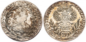 Maria Tsia, 20 Kreuzer 1778, Hall