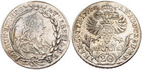 Maria Tsia, 20 Kreuzer 1778, Karlsburg