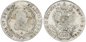 Franz II. (I.), 20 Kreuzer 1793, Vienna
