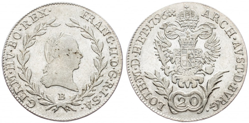 Franz II. (I.), 20 Kreuzer 1796, Kremnitz Franz II. (I.), 20 Kreuzer 1796, Kremn...