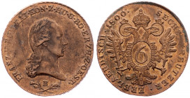 Franz II. (I.), 6 Kreuzer 1800, Kremnitz