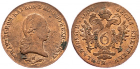 Franz II. (I.), 6 Kreuzer 1800, Smolnik