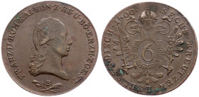 Franz II. (I.), 6 Kreuzer 1800, Kremnitz